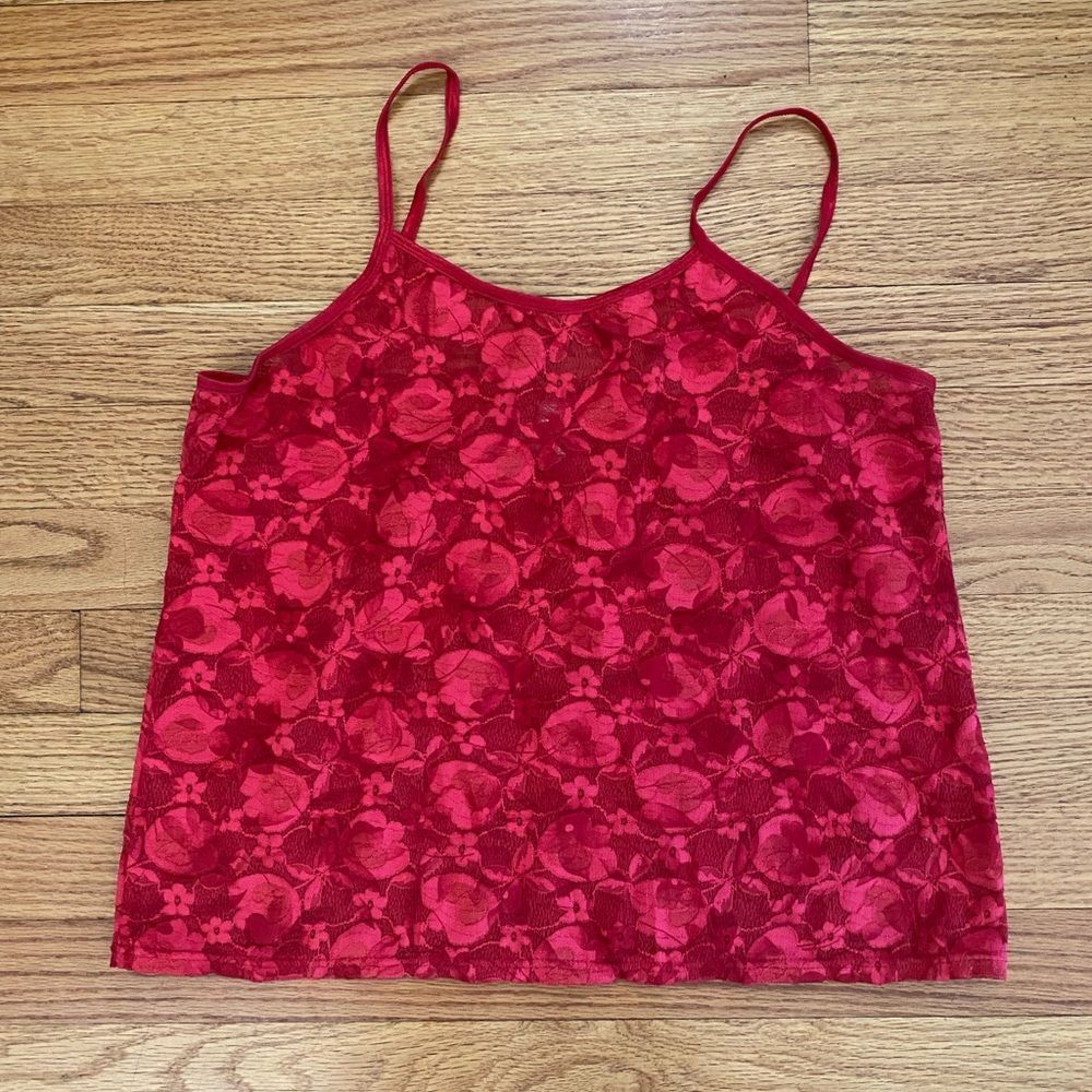 Ashley Stewart Floral lacey Cami, Size XL